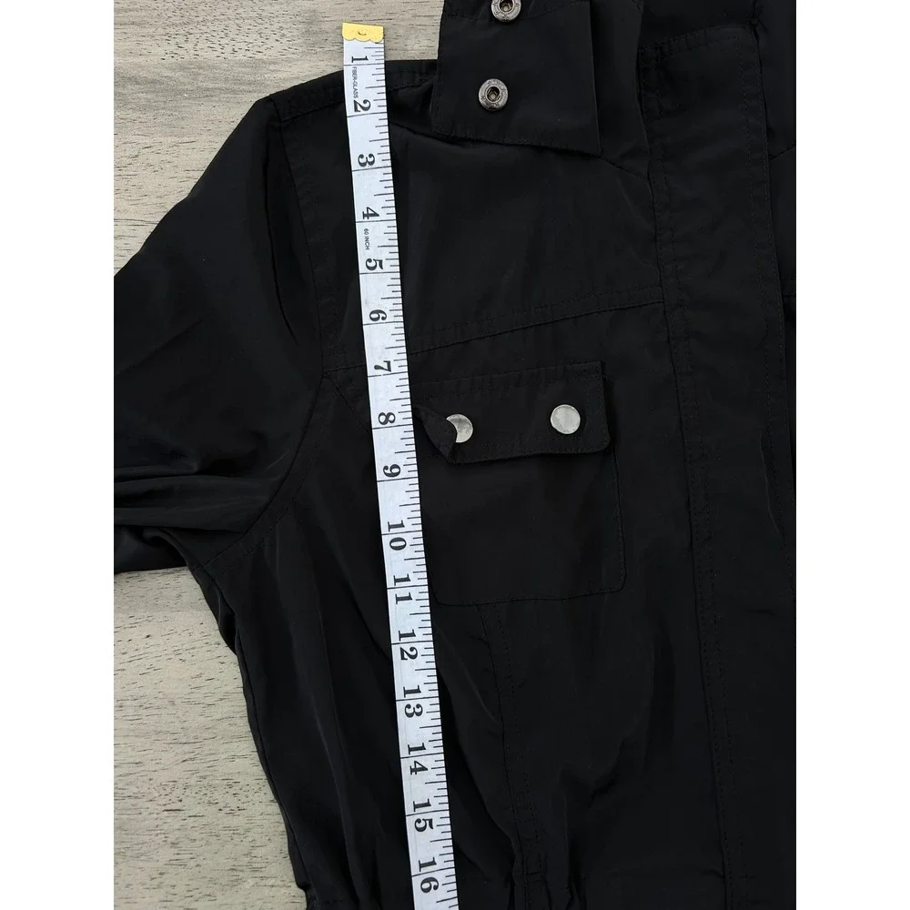 Athletic Collection by 26 International Black Utility Anorak Jacket Hooded L